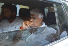 H.D. Revanna heads to father Deve Gowda's house after release from prison