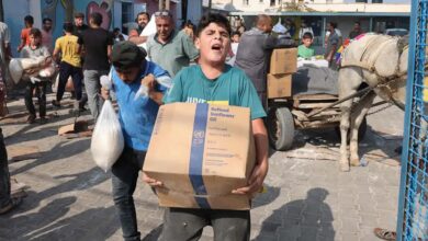 Food distribution in Rafah suspended due to security situation