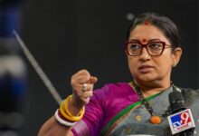 Nehru-Gandhi family kept Amethi underdeveloped: Smriti Irani