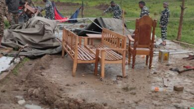 Heavy rain & Strom in Manipur.