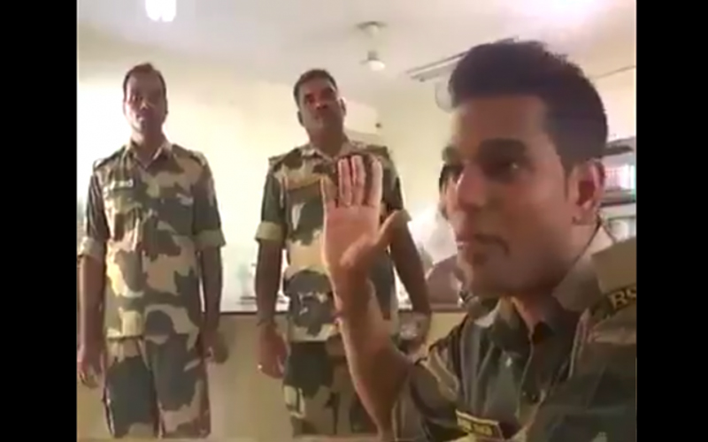 BSF jawan singing ‘Sandese Aate Hai’ is winning the internet