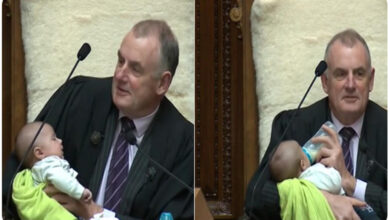 New Zealand House speaker babysits MP’s baby