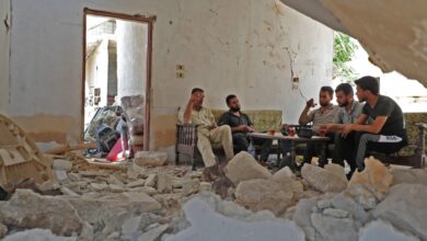 Idlib chaos forces displaced Syrians into strange dwellings