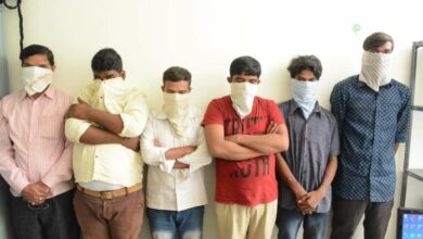 5-member gang held for property offences