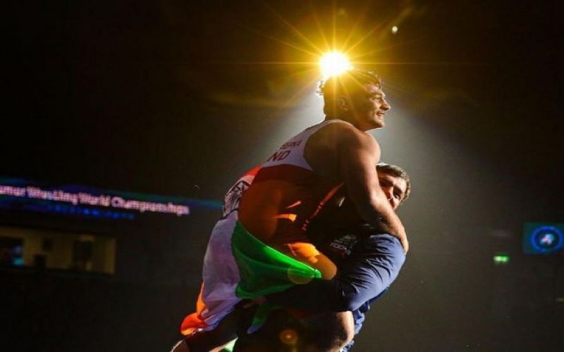 Deepak Punia advances to World Wrestling Championships final