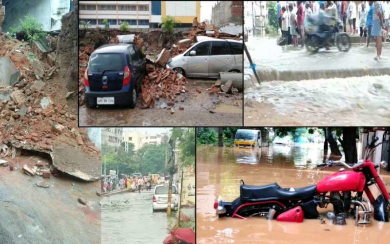 TS: Heavy rain causes havoc; Girl killed in house collapse