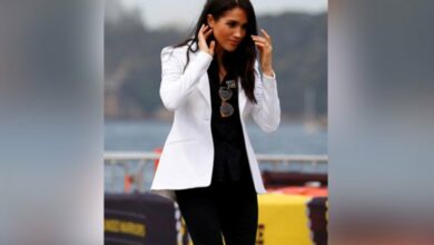Meghan Markle attends yoga class after arriving in NYC