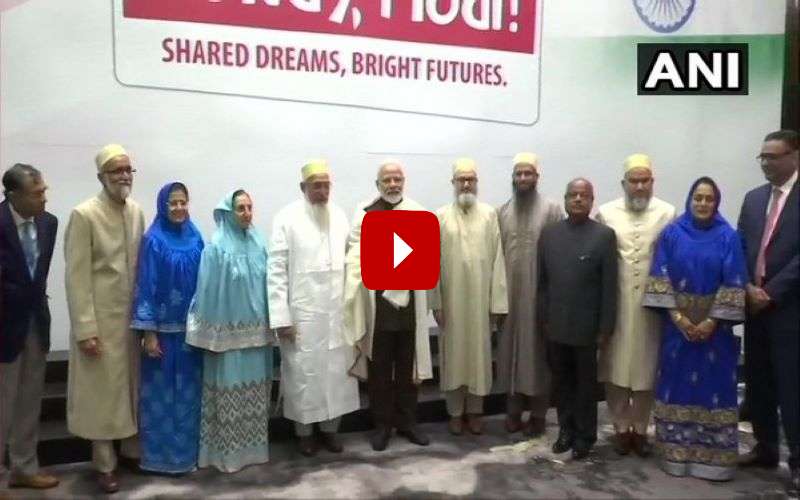 Modi meets Dawoodi Bohra community members in Houston