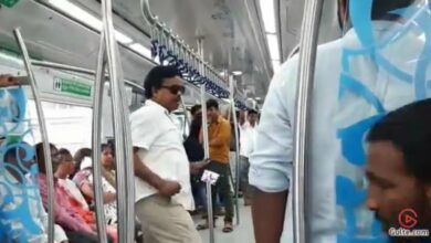 Ex-AP MP's kin held for nuisance on Hyderabad Metro Rail