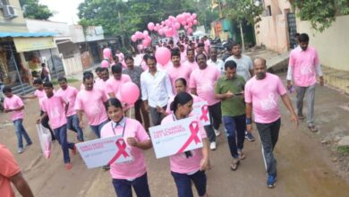 Hyderabad: Walkathon for breast cancer awareness