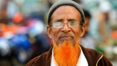 Hues of orange takes over Bangladesh beards