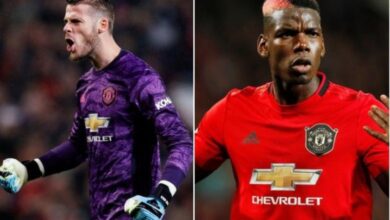 David and Paul Pogba to miss Manchester's United next match