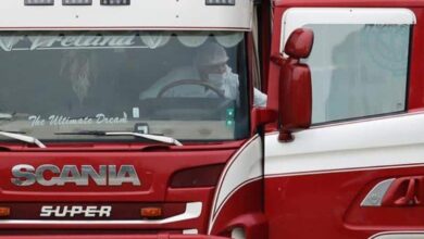 9 migrants found alive inside lorry container in Kent