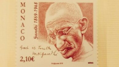 Monaco releases commemorative postage stamp on Mahatma Gandhi