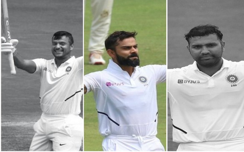 They become first 3 Indian batsmen to score double century