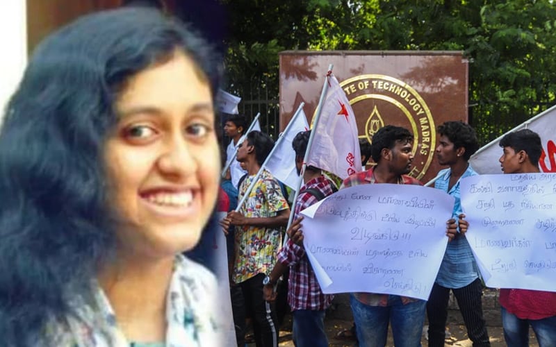 IIT-M suicide: Students protest, seek justice for Fatima Latif