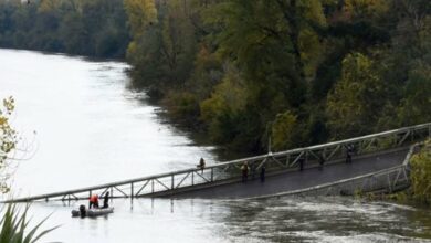 Girl dies, several feared missing in French bridge collapse