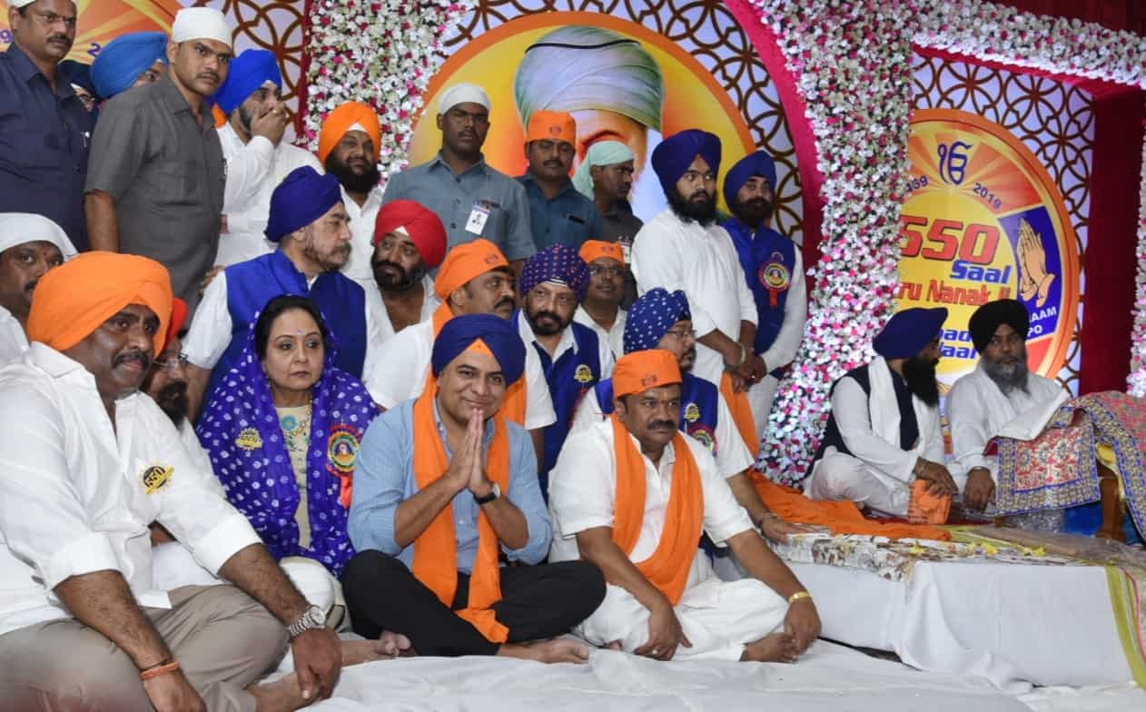 Guru Nanak jayanti celebrated with gaiety, devotion by Sikhs in Telangana. Photo: Mohammed Hussain