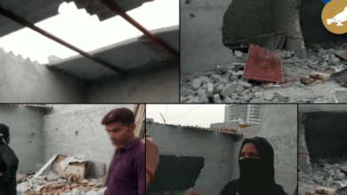 Hyderabad: House demolished by Land Grabbers in Rajendra Nagar