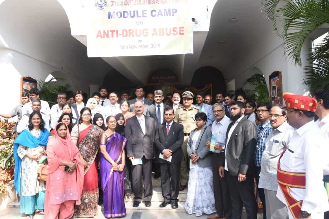 Hyderabad City Civil Court holds Anti-Drug Abuse awareness camp