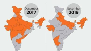 BJP's shrinking footprint
