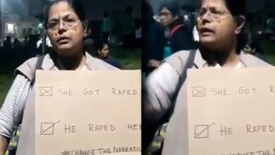 'Lock men up after 7 pm: Video of protester goes viral