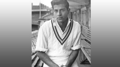 A picture of Indian Cricketer M L Jaisimha