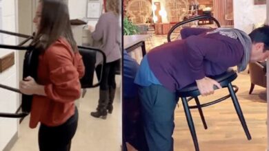 #ChairChallenge that only women can do goes viral on TikTok
