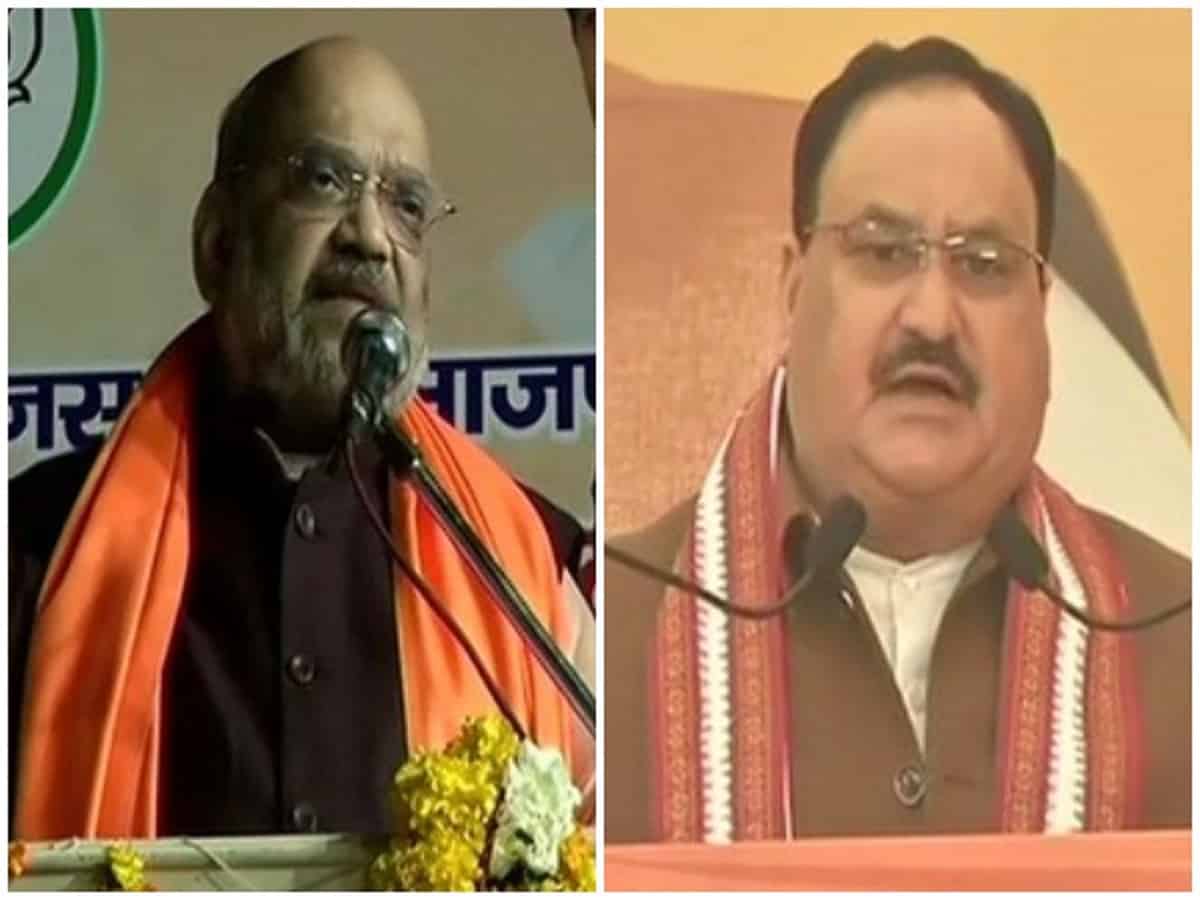 Amit Shah and JP Nadda