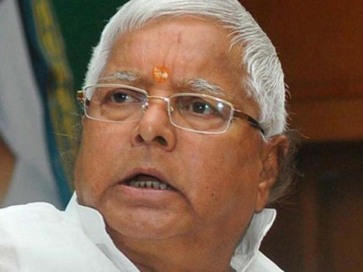 Lalu sentenced 5-year jail, Rs 60 L fine in 5th fodder scam case