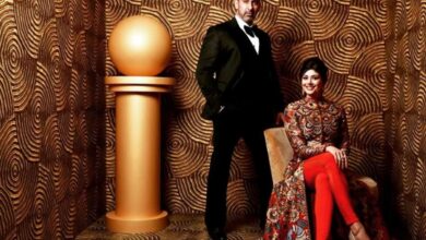 Nawab Shah and Pooja Batra at Golden Globes