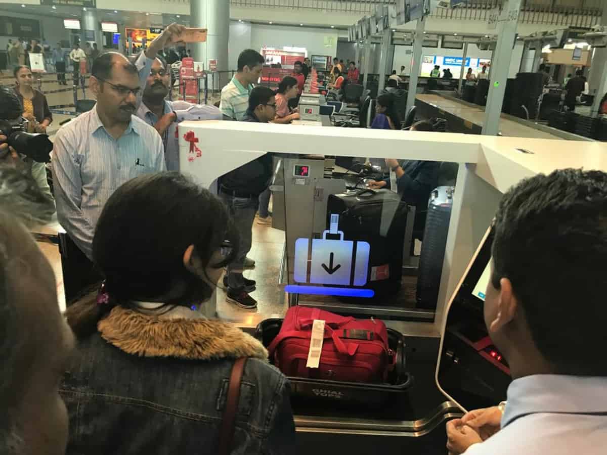 Hyderabad airport starts Self Bag Drop facility for passengers
