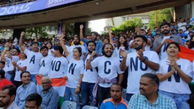 'No CAA-NRC-NPR' reaches Wankhede during India vs Australia