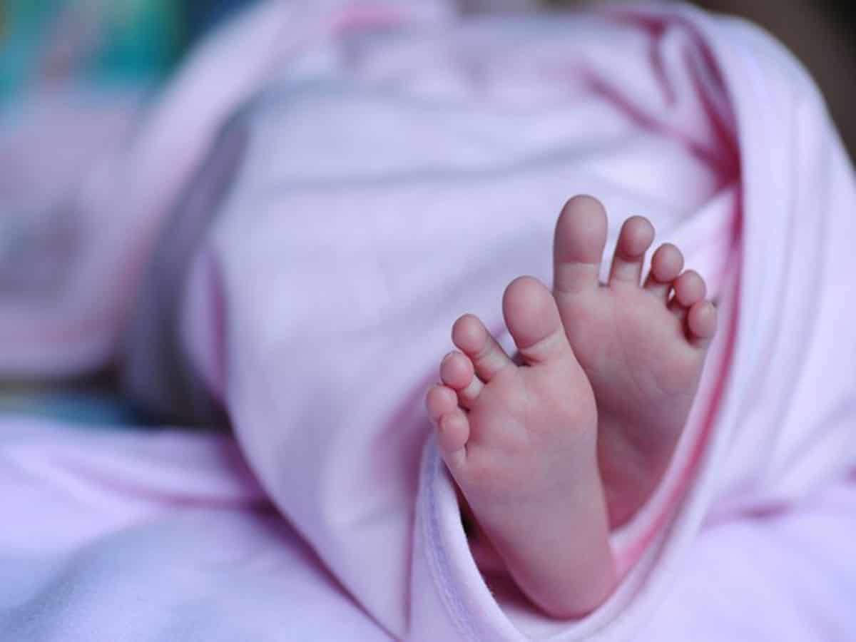 Villagers in the Nyalkal Mandal rescued a newborn baby girl after locating her from the outskirts of the town on Tuesday morning.