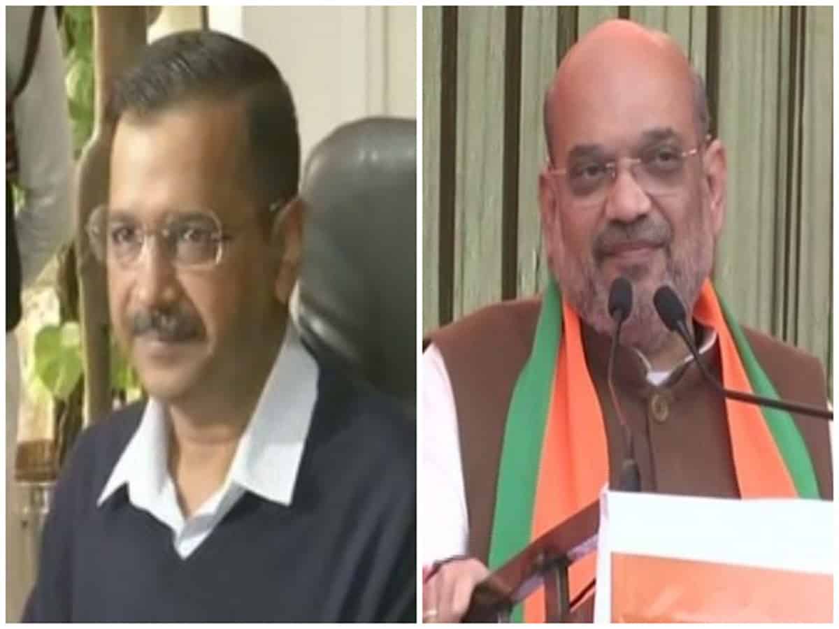Arvind Kejriwal meet Amit Shah