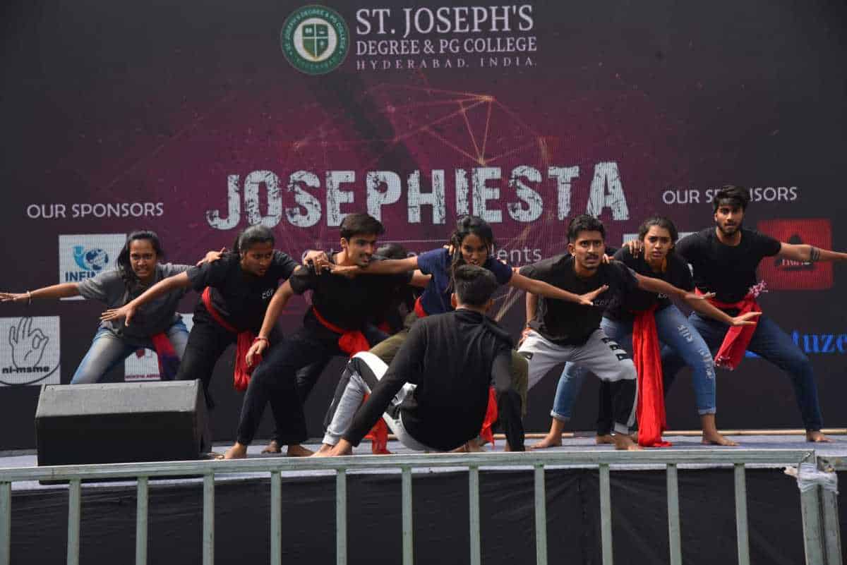 Hyderabad: Students rock stage with dance moves at Josephiesta