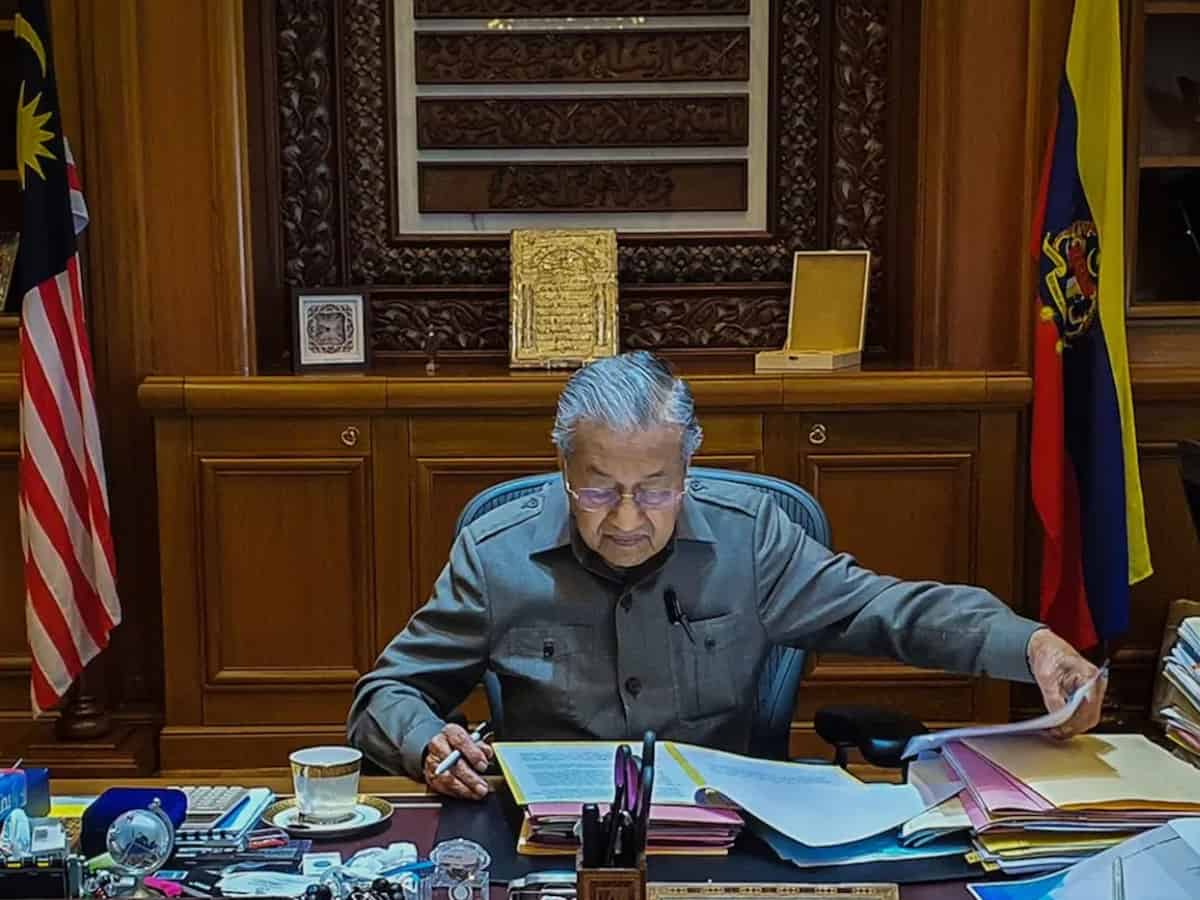 Malaysian Prime Minister Mahathir Mohamad