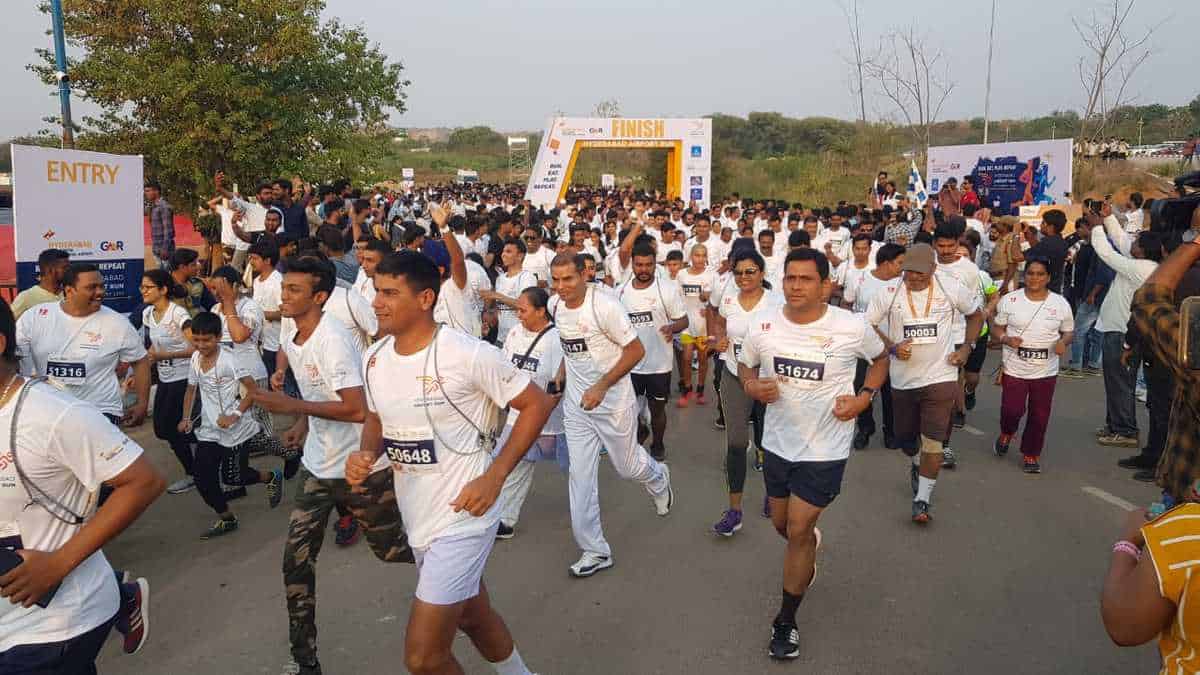 Over 2000 runners hit tracks in India’s first ever ‘Airport Run’