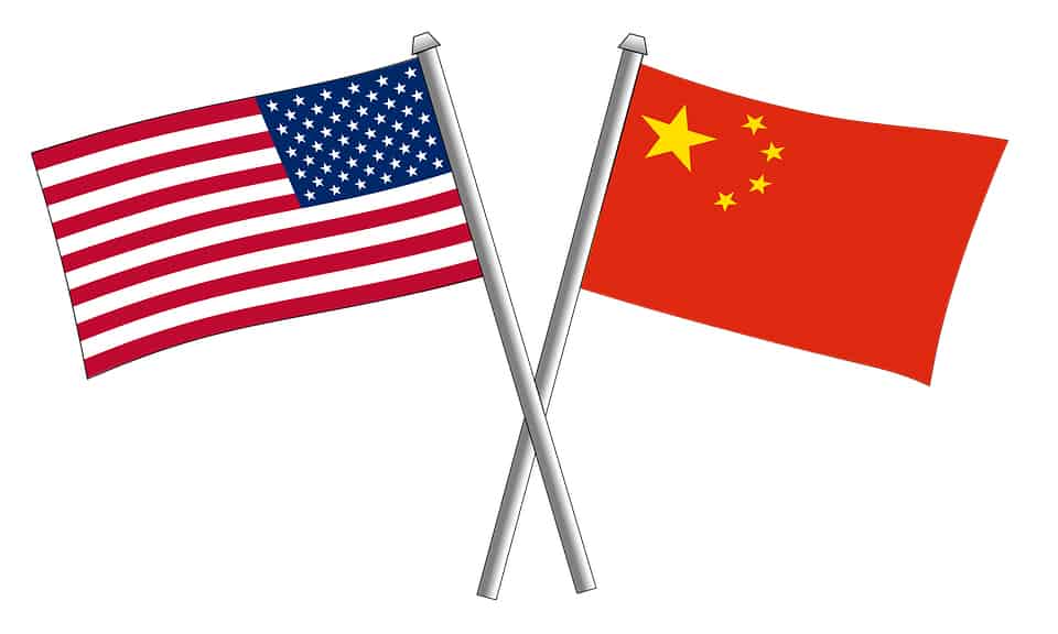 US China Flag