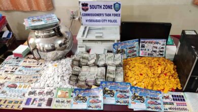 Gang operating illegal lucky-draw held, 33 absconding