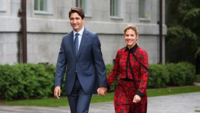 Canadian Prime Minister Justin Trudeau and Sophie Gregoire Trudeau