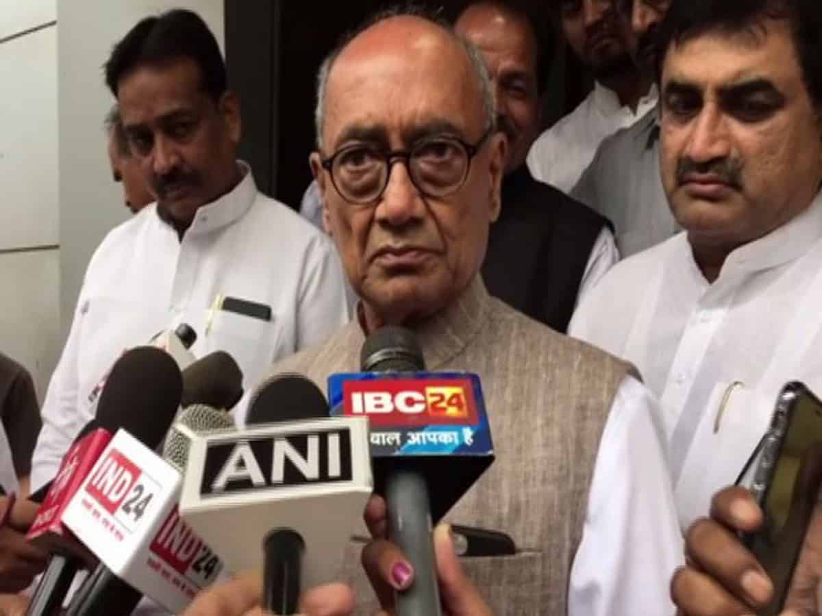 No alliance possible against BJP without Congress: Digvijaya