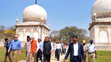 US Ambassador unveils refurbished Qutub Shahi Tombs in Hyderabad