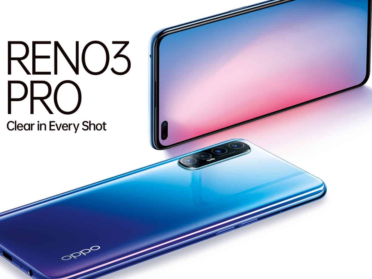 Oppo Reno3 Pro with 44MP dual punch-hole selfie camera launched