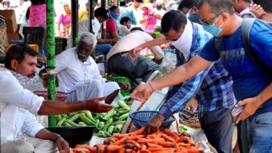 Bazaars bustle with shoppers; police ask calm