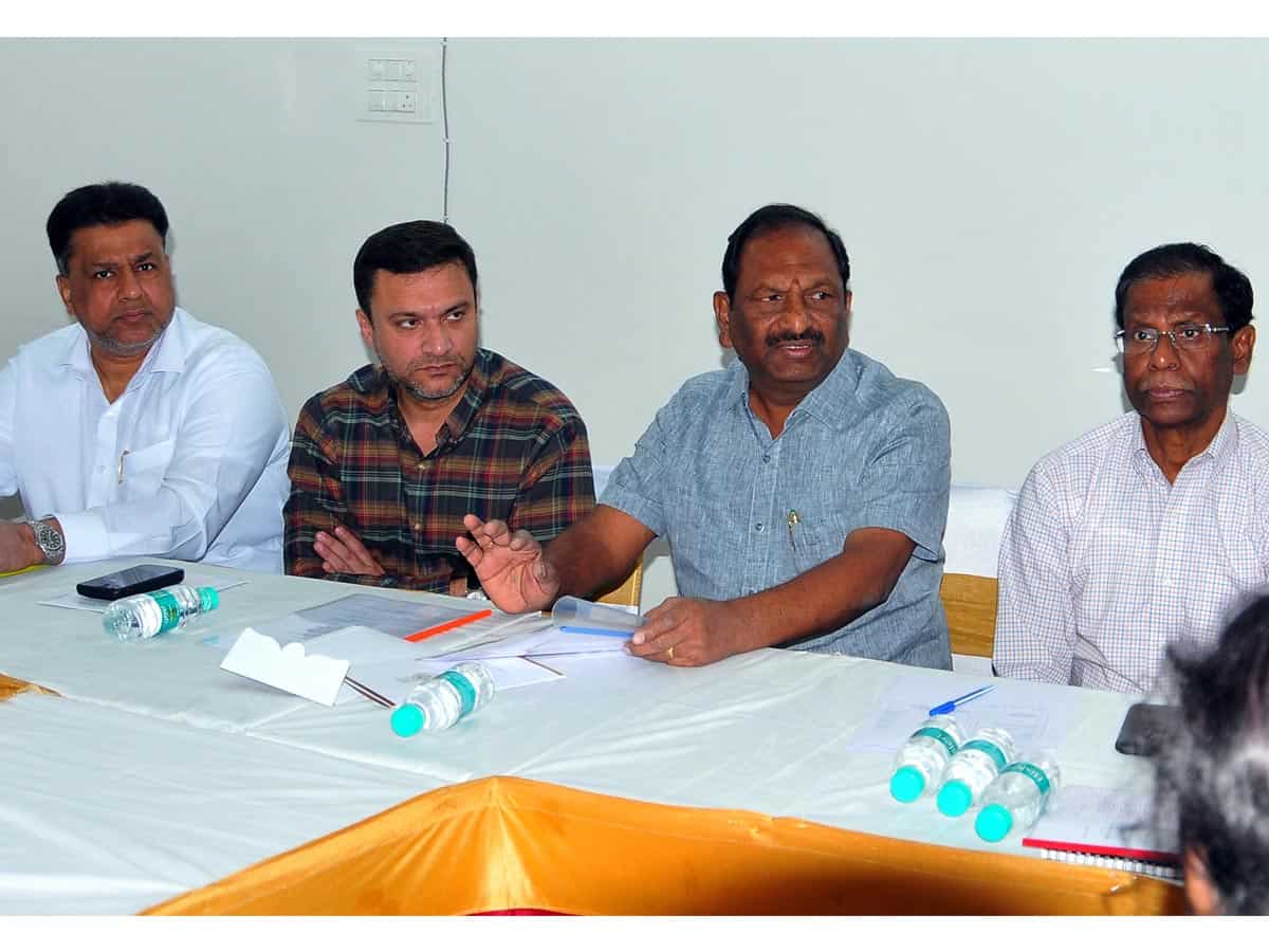 Akbar Owaisi, officials meet Minister of Minorities welfare