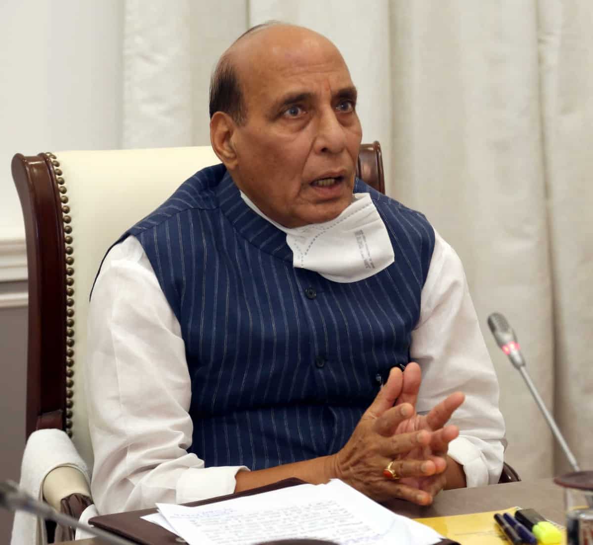 Rajnath reviews contribution of DPSUs, OFB to fight COVID-19