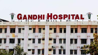 Gandhi Hospital limited to admissions only, no test