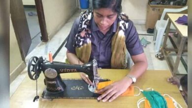 Telangana woman constable on mission to stitch masks