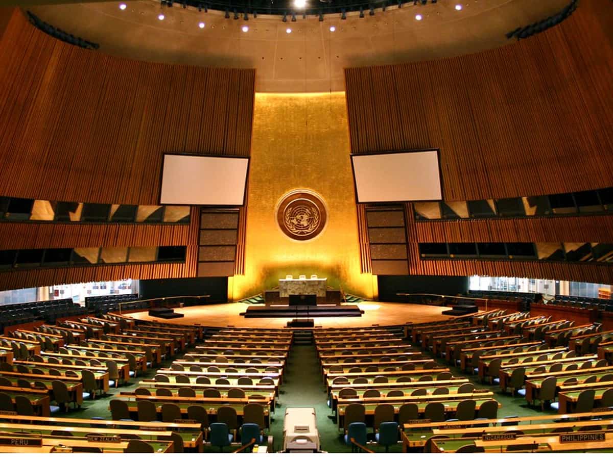 India abstains in UN General Assembly on vote to suspend Russia from UNHRC